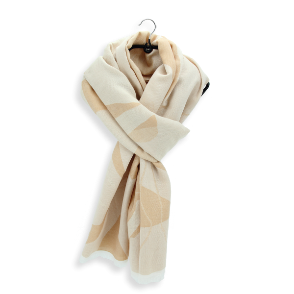 Chèche-femme-coton-beige-Amaryllis