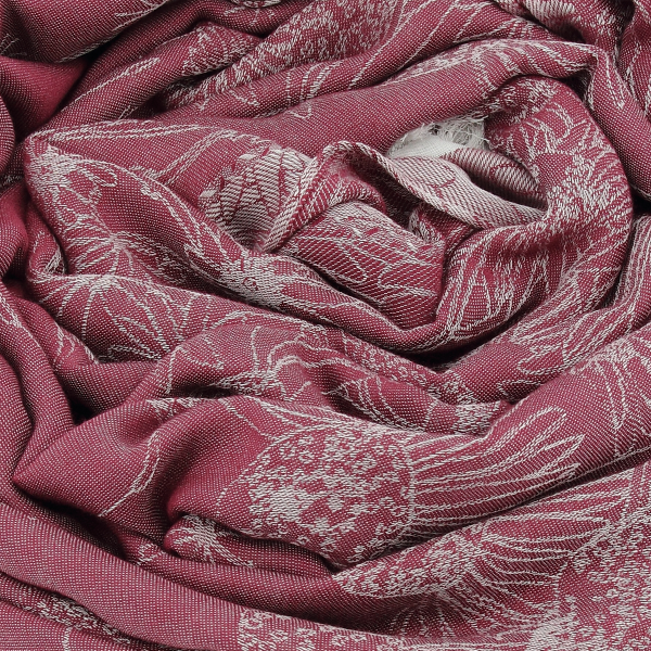 chèche-femme-coton bio-rouge-Bio life
