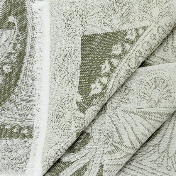 Chèche-mixte-coton bio-certifié-vert-Egypte