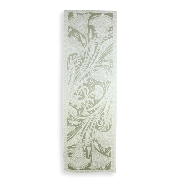 Chèche-mixte-coton bio-certifié-vert-Egypte