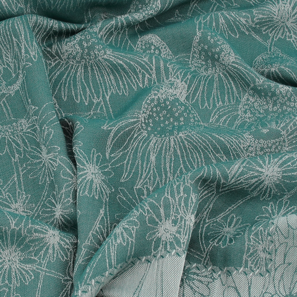 chèche-femme-coton bio-vert-Bio life