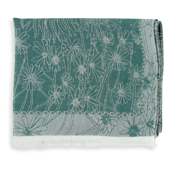 chèche-femme-coton bio-vert-Bio life