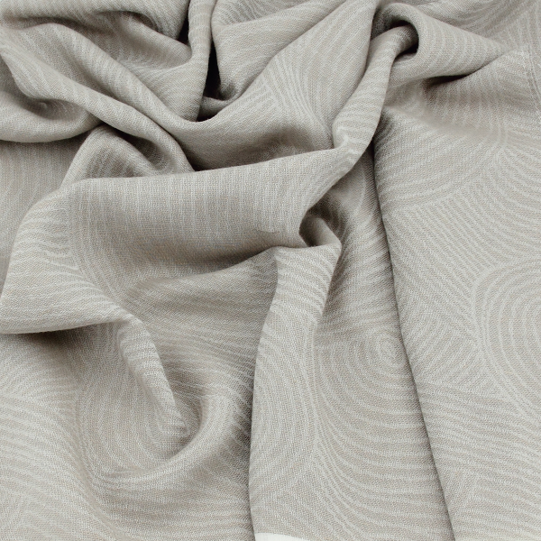 chèche-femme-coton-modal-lin–gris beige-Méditation