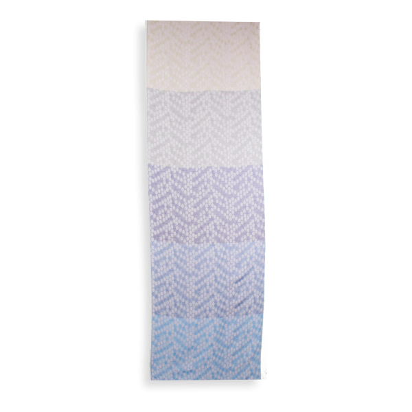 Cheche-femme-coton-soie-ciel-parme-goutte d'eau