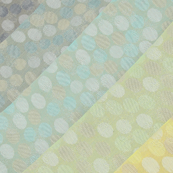 Cheche-femme-coton-soie-aqua-jaune-goutte d'eau