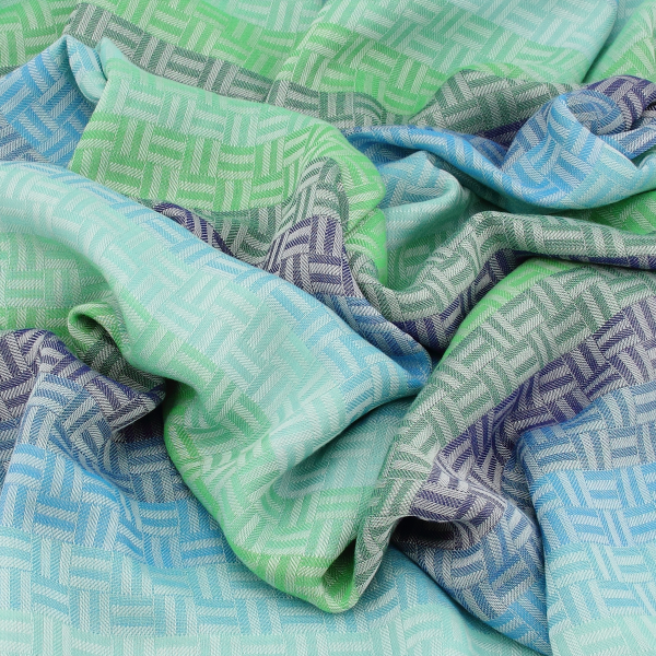 Etole-cheche-coton-turquoise-mixte-Boreal
