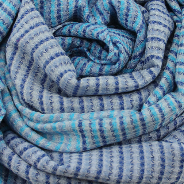 Echarpe-homme-femme-coton-modal-bleu-lagon-Chèche