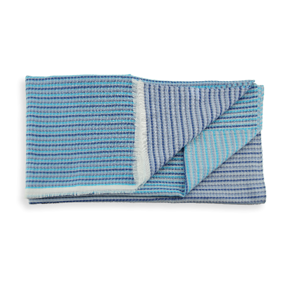 Echarpe-homme-femme-coton-modal-bleu-lagon-Chèche