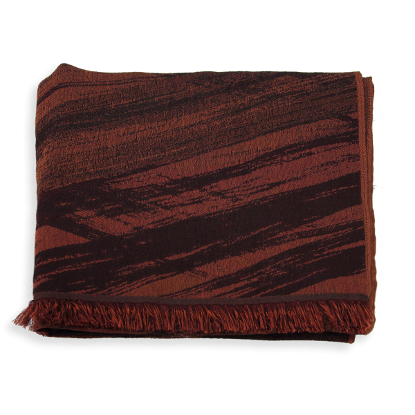 Echarpe-homme-spirit-coton-soie-bordeaux-rouille-3A