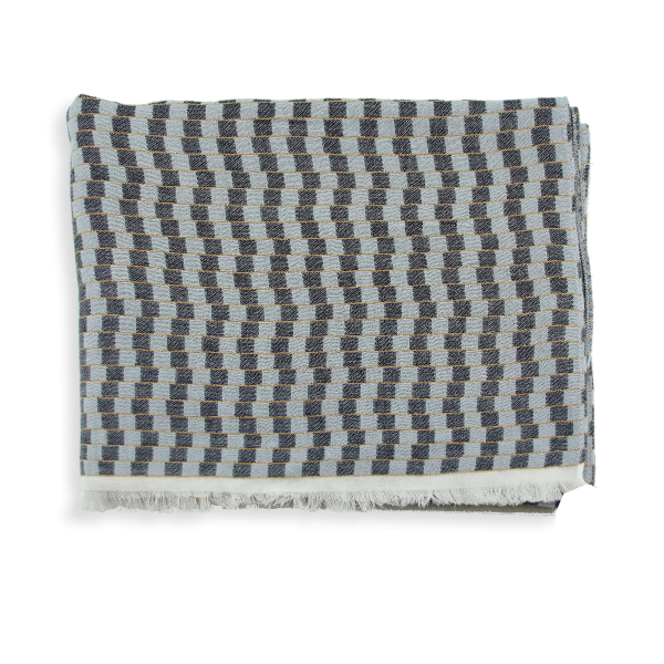 Echarpe-homme-coton-modal-marine-ciel-Désert