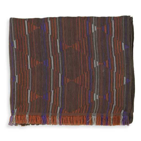 Echarpe-homme-coton-soie-marron-Chicago