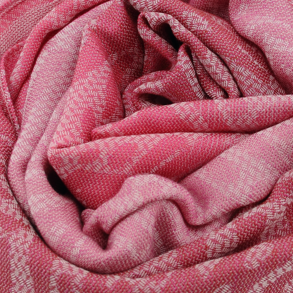 Echarpe-femme-coton-modal-rose -Butterfly