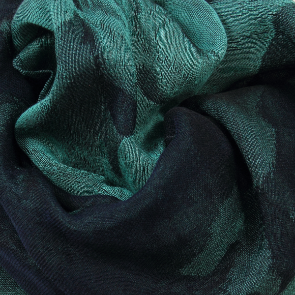 Echarpe-femme-coton-soie-turquoise-Emotion