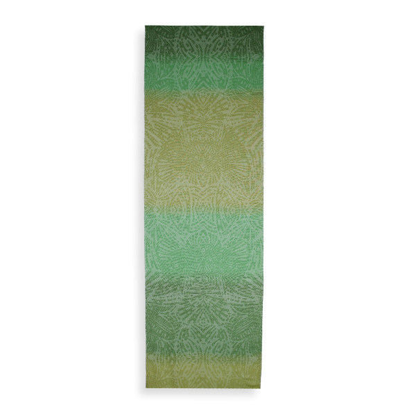 Echarpe-femme-coton-soie-vert-Butterfly