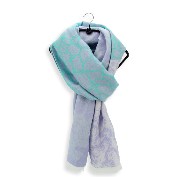 Echarpe-femme-coton-modal-soie-violet-Lotus