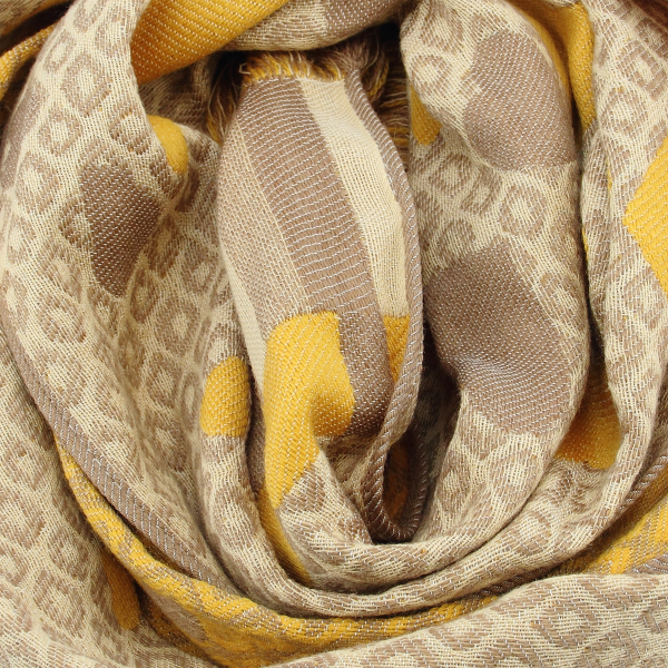Echarpe-enfant-laine-beige-Kitsch