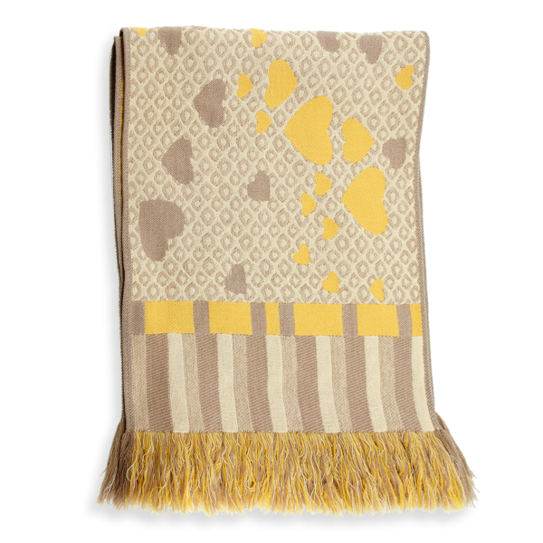 Echarpe-enfant-laine-beige-Kitsch