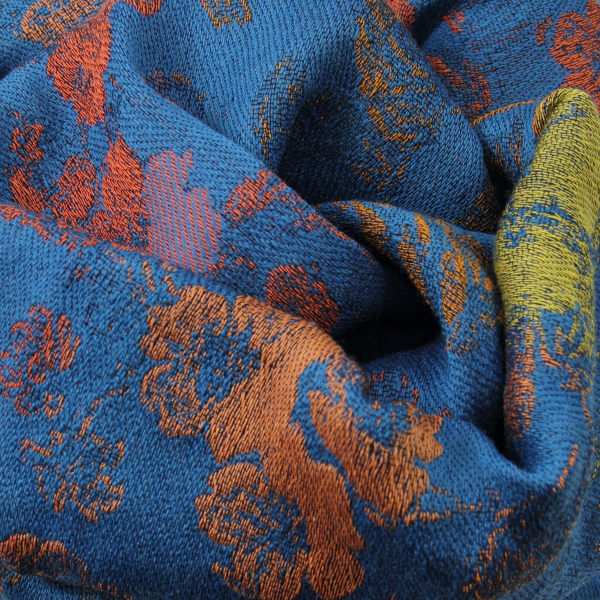 Echarpe-femme-laine-modal-coton-bleu-azur-Florence-1A