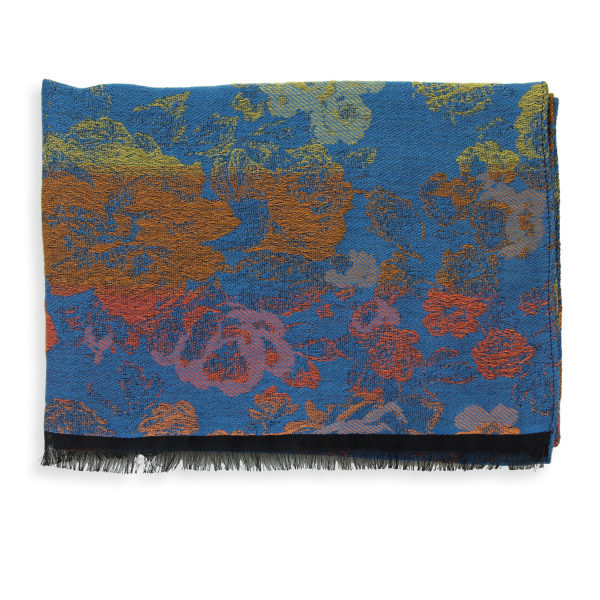 Echarpe-femme-laine-modal-coton-bleu-azur-Florence-1A