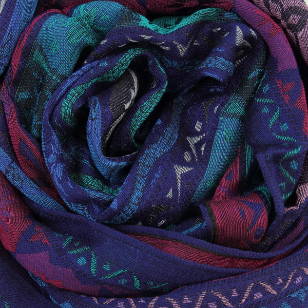 Etole-femme-laine-merinos-coton-soie-bleu-encre-Chanson