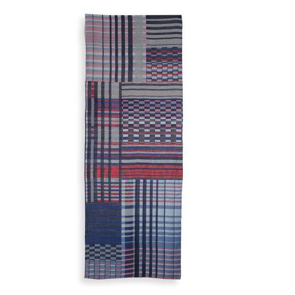 Echarpe-homme-bleu-laine-coton-Parade