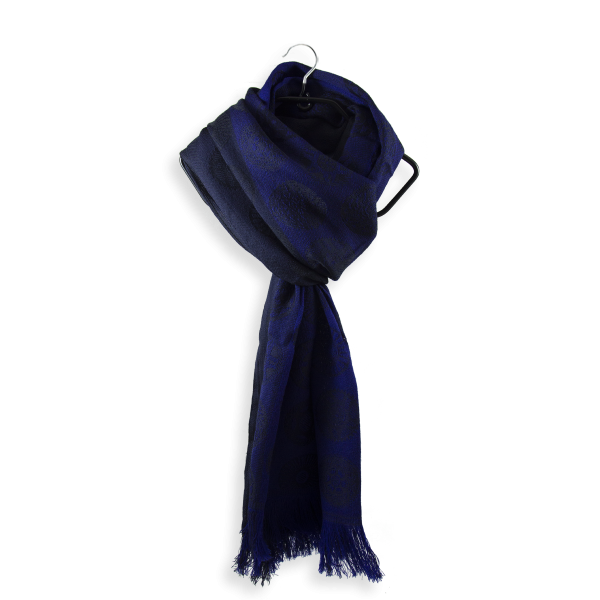 Echarpe-homme-laine-modal-bleu-chrono