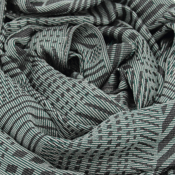 Echarpe-homme-laine-soie-vert-doux-Kyoto