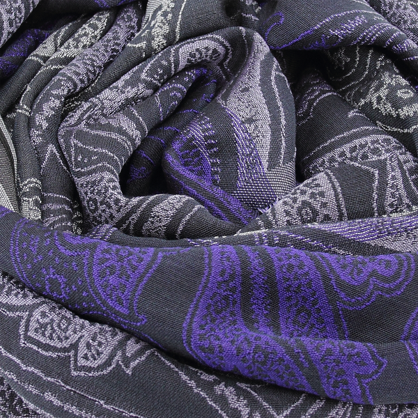 Echarpe-femme-laine-soie-violet-Melodie