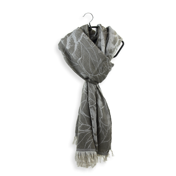 Etole-femme-cachemire-coton-soie-beige-marron-Ronsard
