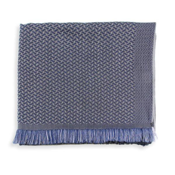 Echarpe-homme-cachemire-soie-bleu-Thales