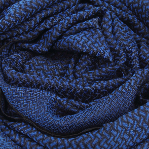 Echarpe-homme-cachemire-soie-marine-Thales