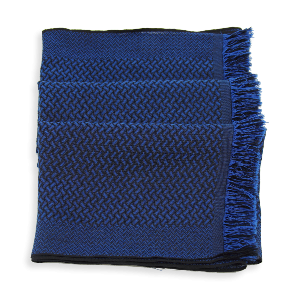 Echarpe-homme-cachemire-soie-marine-Thales