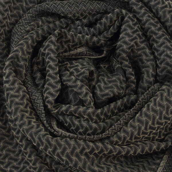 Echarpe-homme-thales-cachemire-soie-noir-taupe