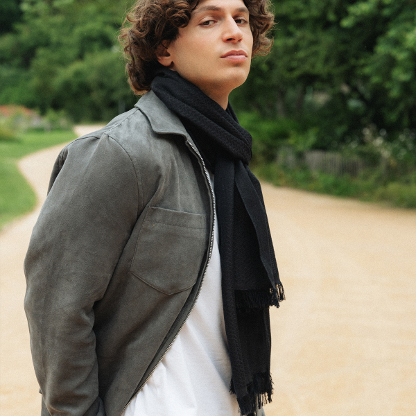 Echarpe-homme-thales-cachemire-soie-noir