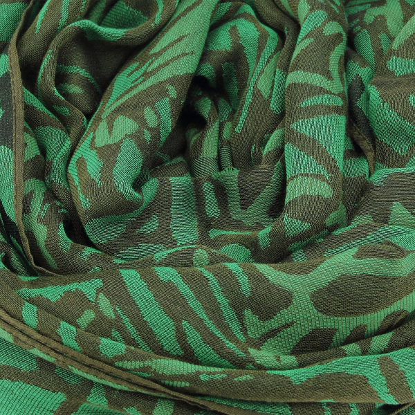 Etole-femme-cachemire-soie-vert-kaki-Savanna