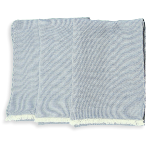 Etole-cachemire-unie-mixte-bleu jean-tout doux.