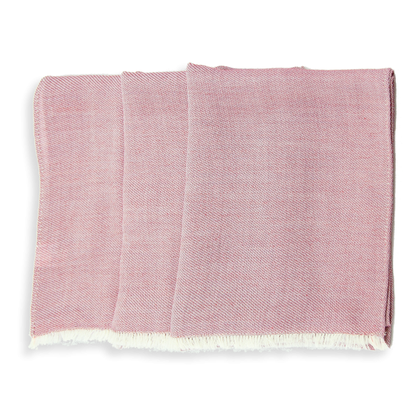 Etole-cachemire-unie-mixte-rose-tout doux.