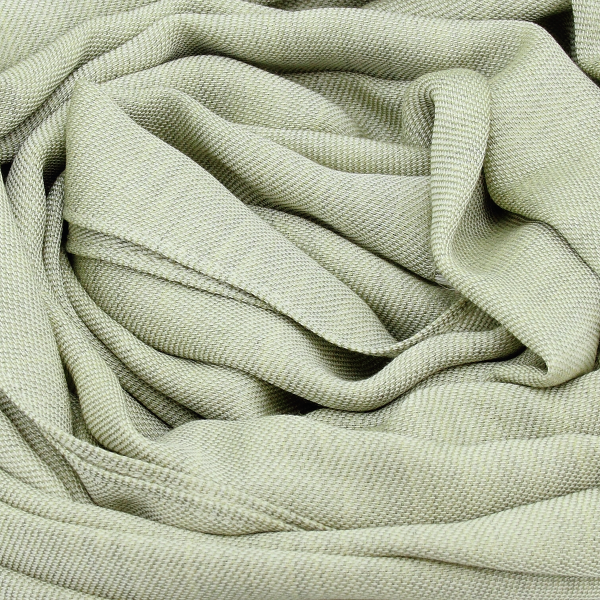 Etole-cachemire-unie-mixte-verte-tout doux.