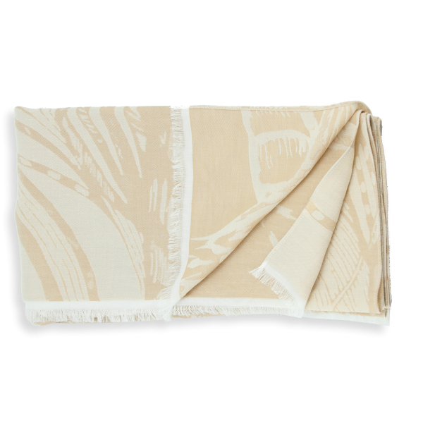 Stole-femme-coton-beige-écru-Arum