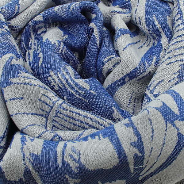 Etole-femme-bleu-blanc-coton-modal-Arum