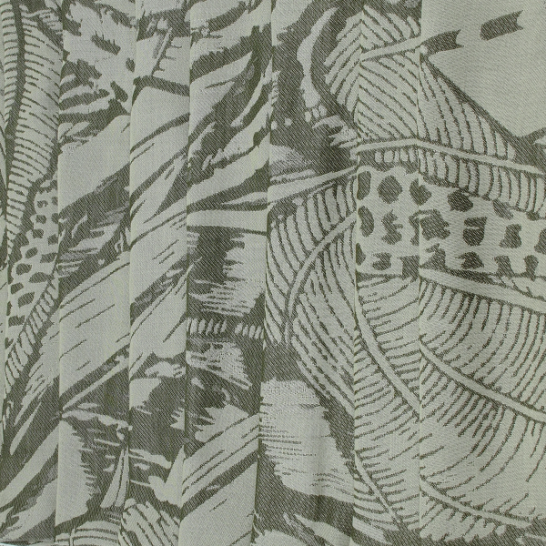 Stole-femme-coton-vert kaki-Arum