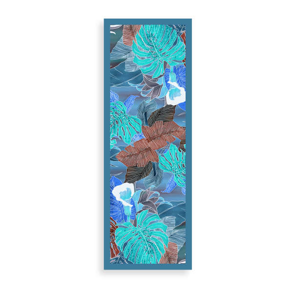 Etole-femme-coton-turquoise-Tropical Jungle