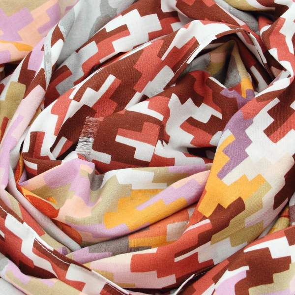 Etole-femme-coton-terracotta-Herringbone