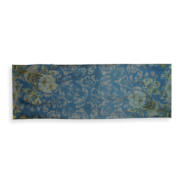 Etole-femme-laine-coton-soie-bleu-canard-Botanic-3A