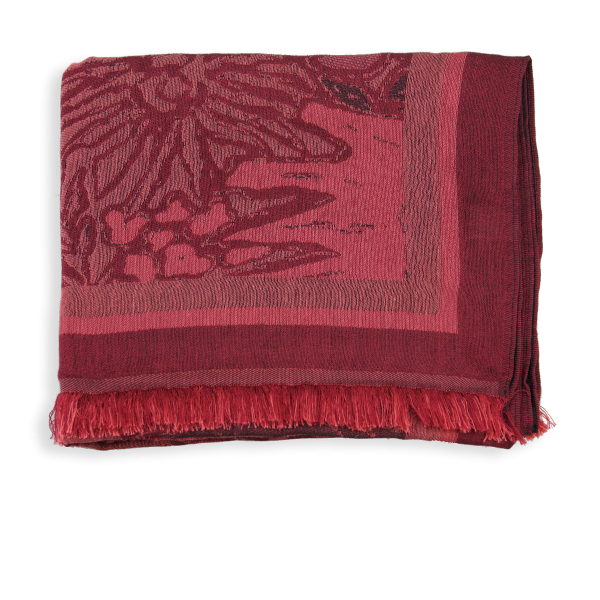 Etole-femme-laine-soie-coton-rouge-bordeaux-Juliette