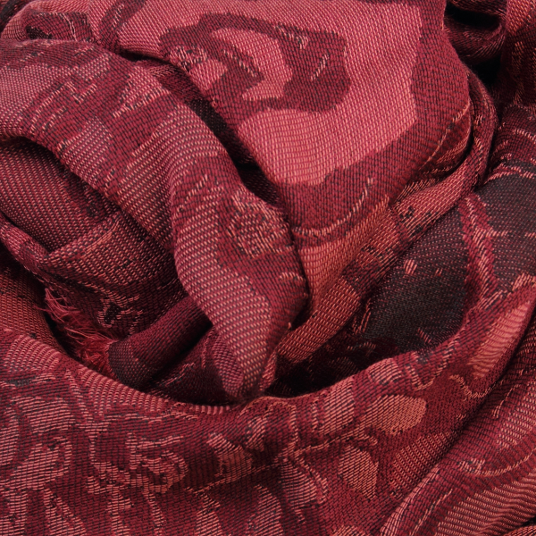 Etole-femme-laine-soie-coton-rouge-bordeaux-Juliette