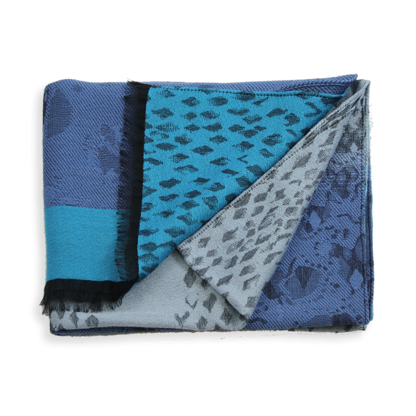 Etole-femme-laine-modal-bleu-turquoise-Delice