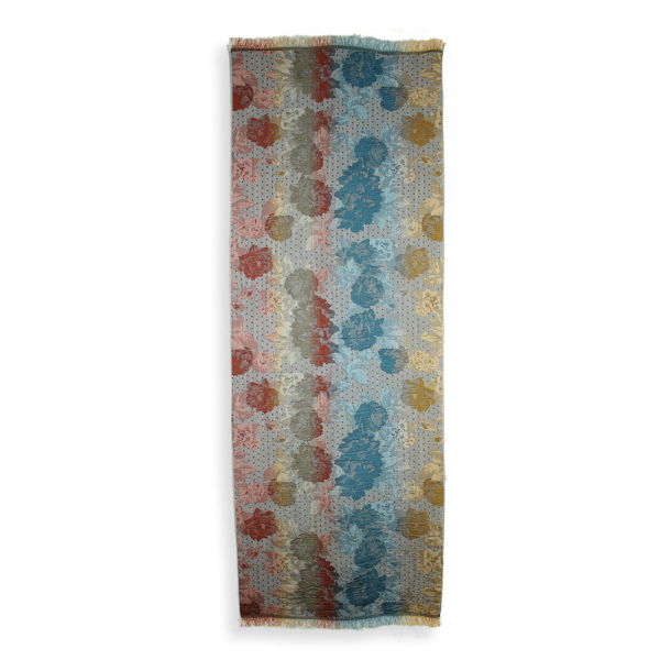 Etole-femme-coton-soie-beige-doré-Flower-Power