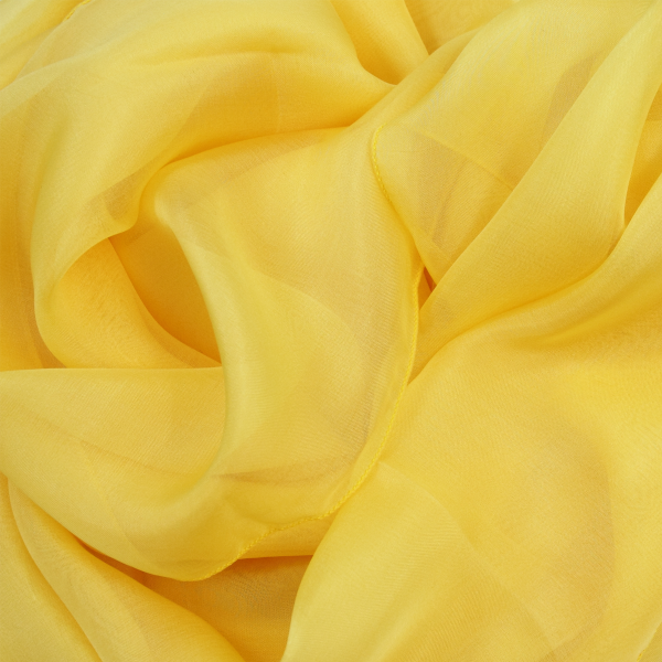 Etole-femme-mousseline-soie-unie-jaune-804A