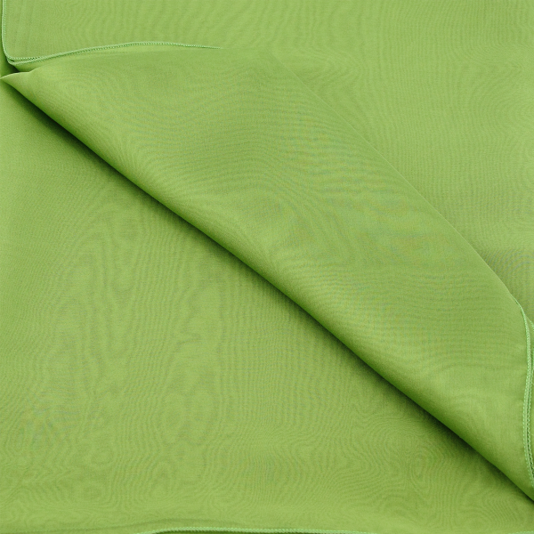 Etole-mariage-femme-soie-mousseline-vert kiwi